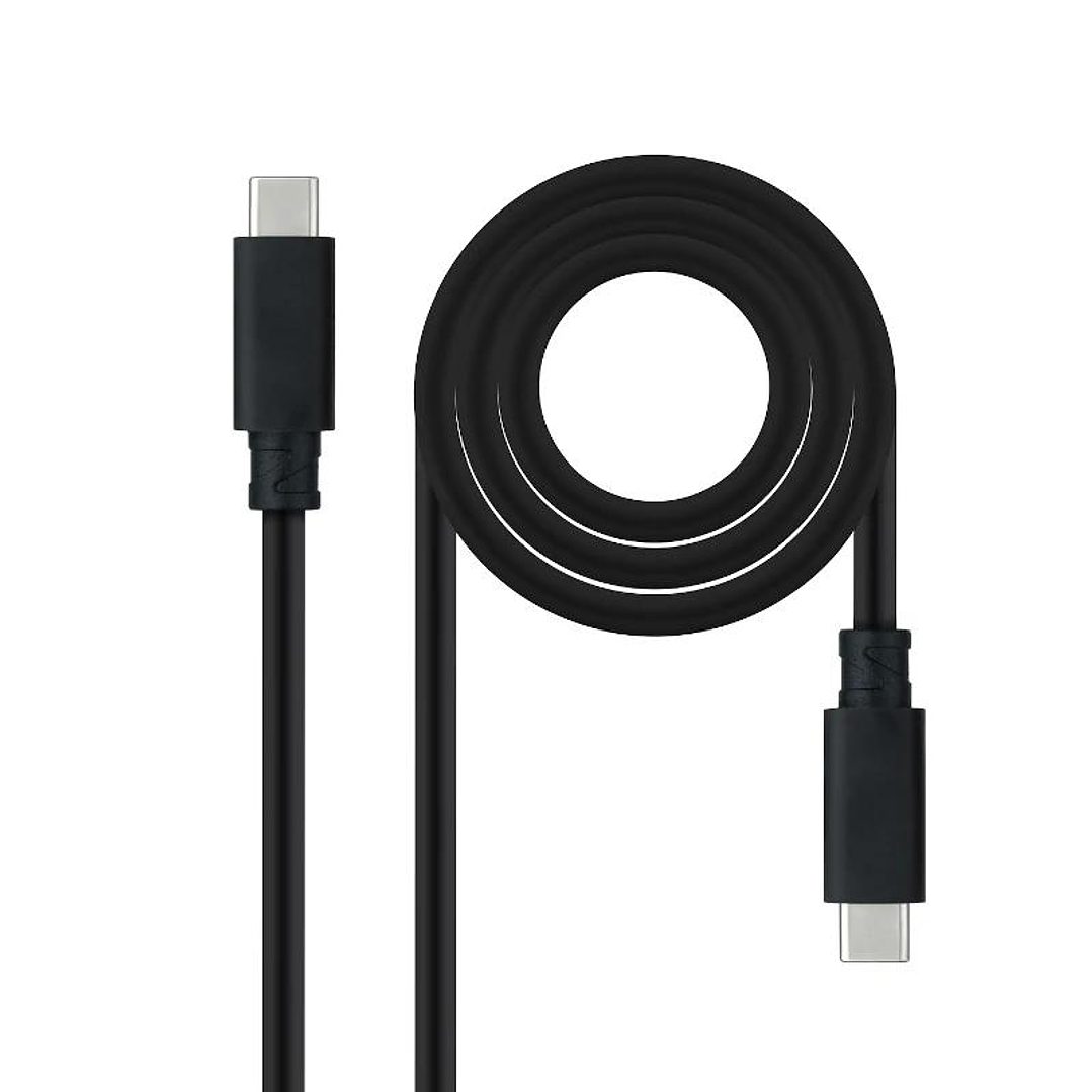 Nanocable Cable USB 3.1GEN2 5A USB-C/M-M 1,5 M 1