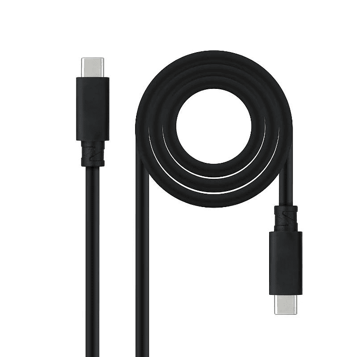 Nanocable Cable USB 3.1GEN2 5A USB-C/M-M 1,5 M 1