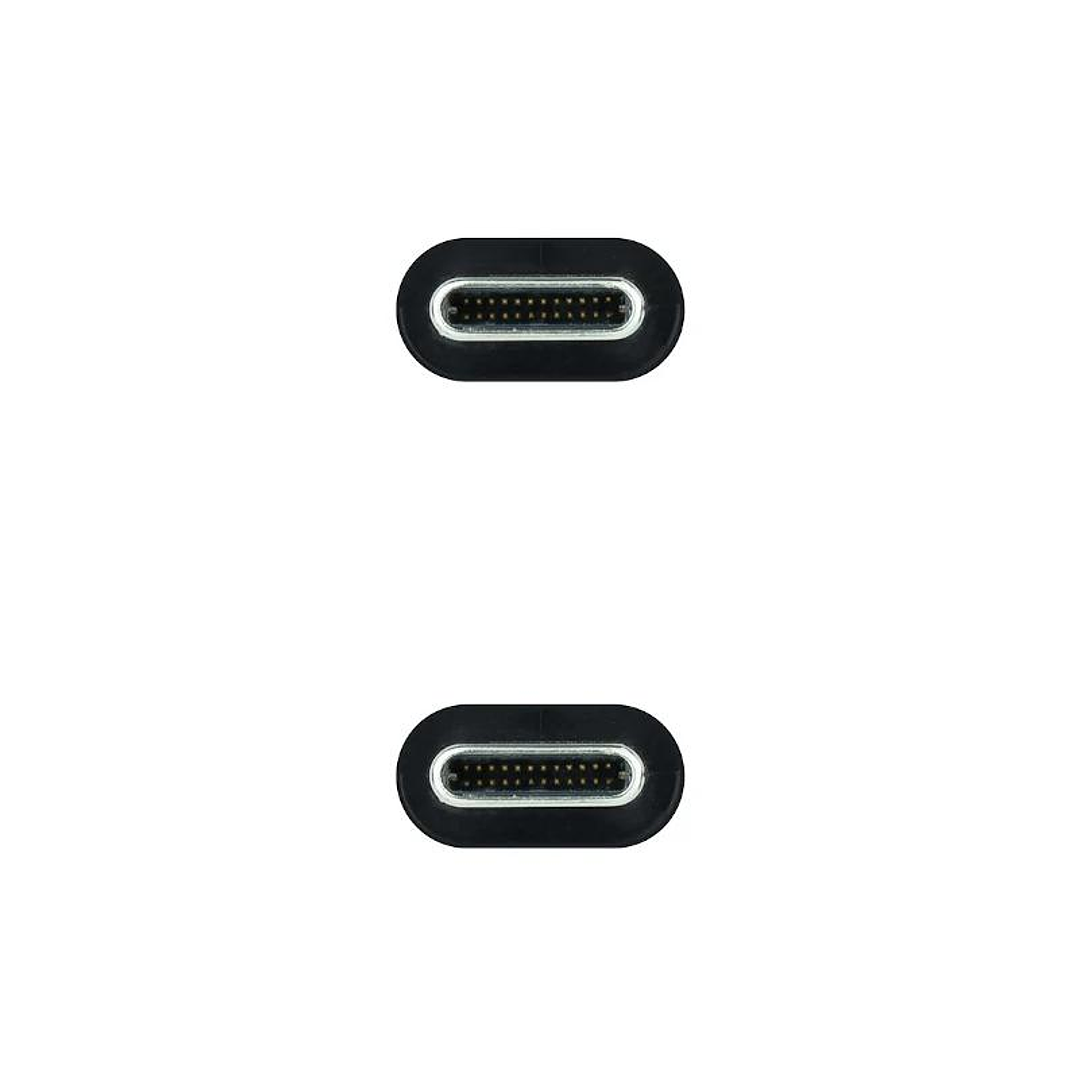 Nanocable Cable USB 3.1GEN2 5A USB-C/M-M 1,5 M 2