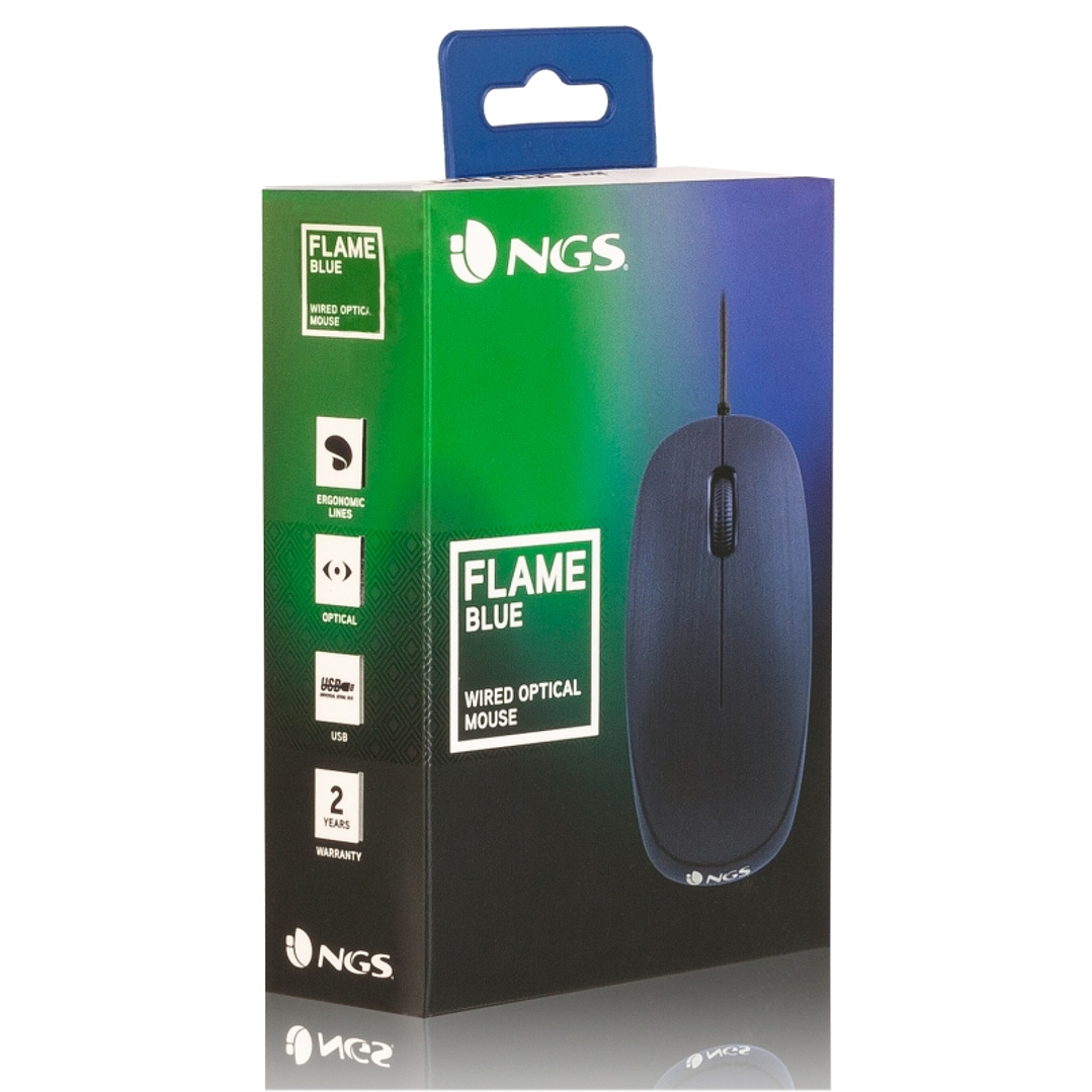 NGS Raton óptico blueflame 1000 Dpi Azul 2