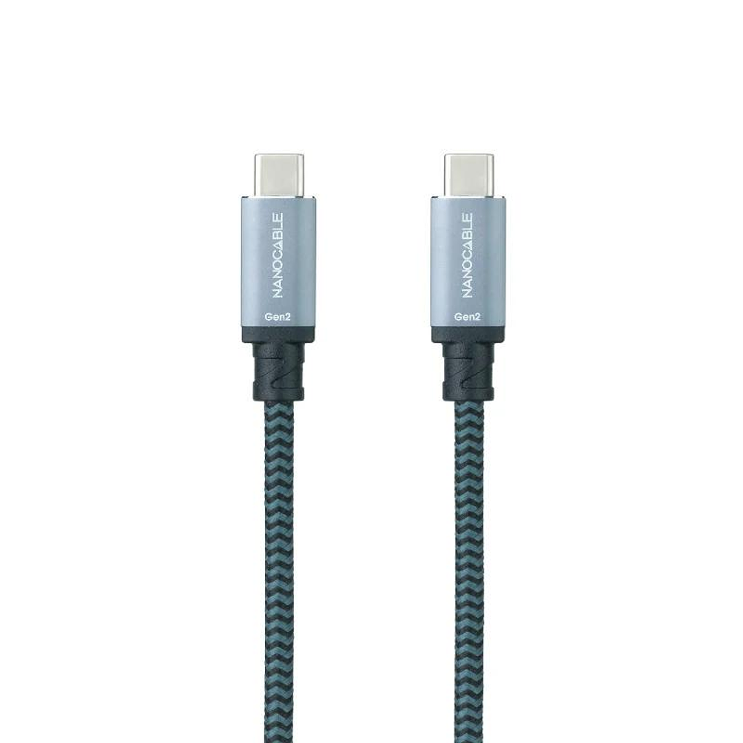 Nanocable Cable USB 3.1GEN2 5A USB-C-M-USB-C-M 3M 2