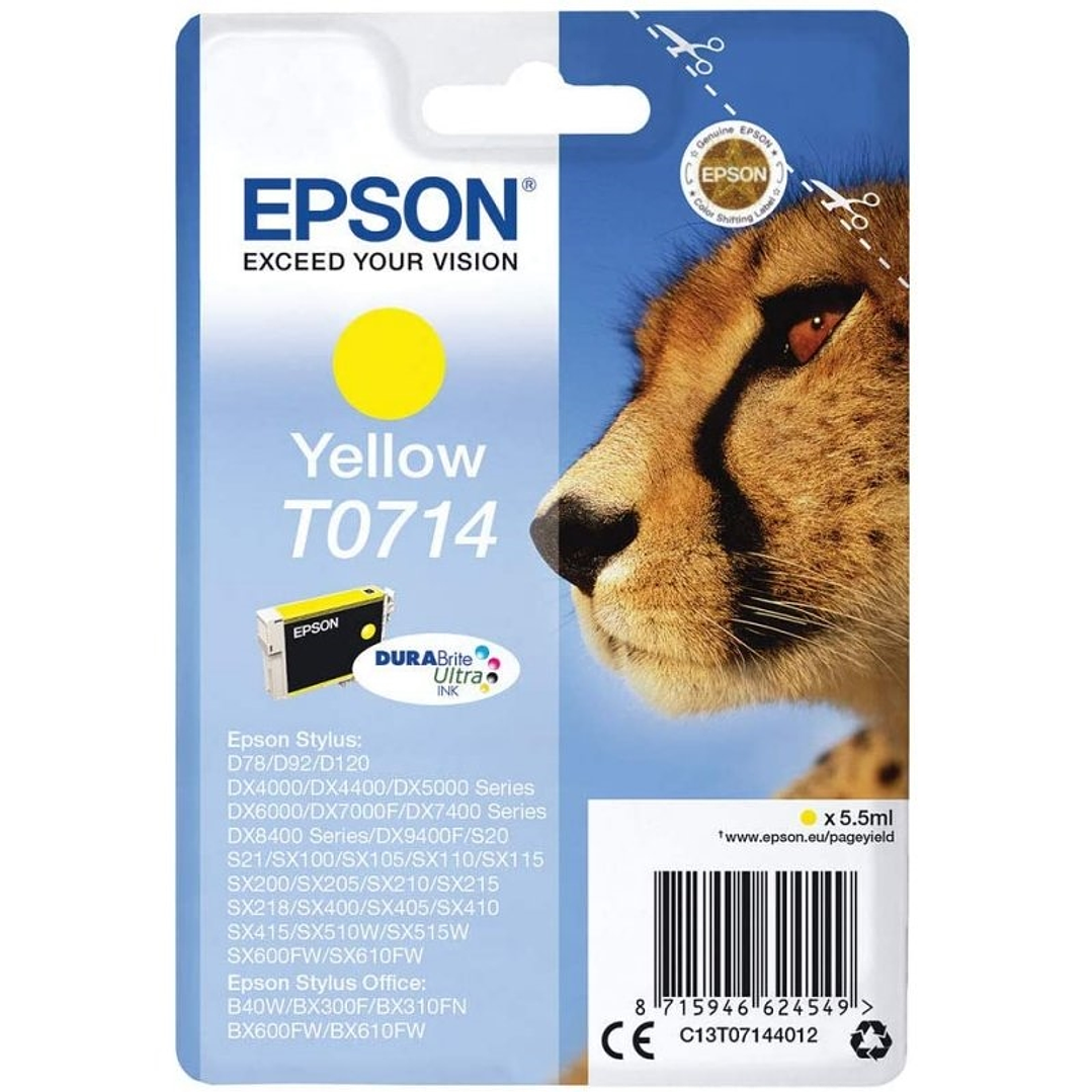 Epson Cartucho T0714 Amarillo 1