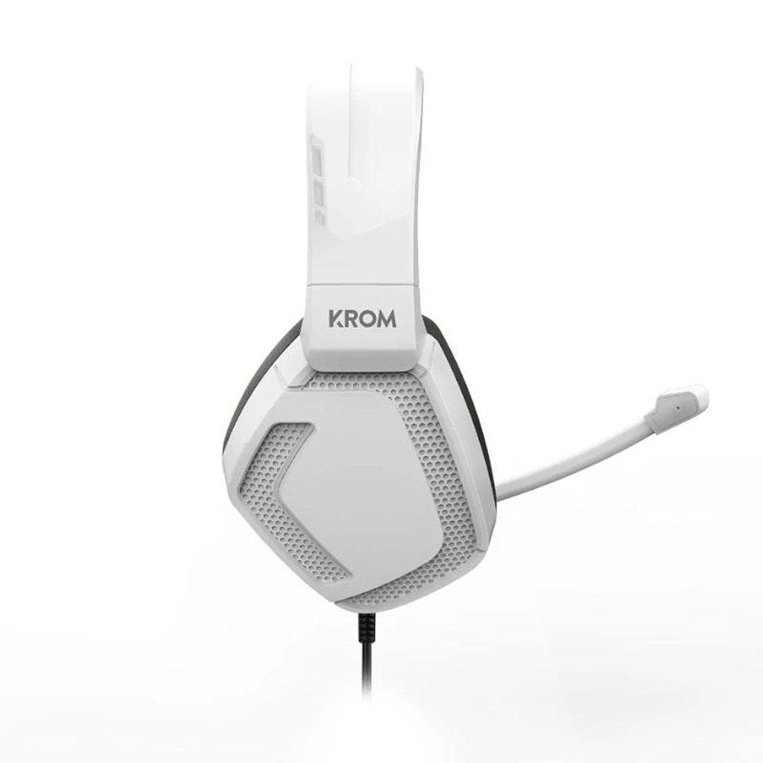 KROM KOPA PRO | AURICULAR GAMING STEREO BLANCO 3