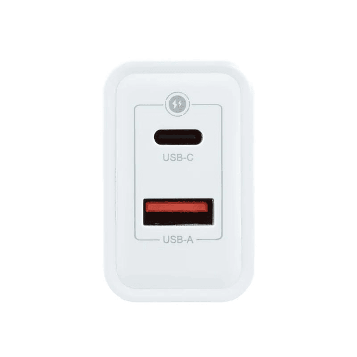 Coolbox Cargador Pared GAN 45W USB-C/USB-A 2