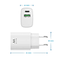 EWENT Cargador rapido Q3 20w Usb-C y Usb-A - vignette 3
