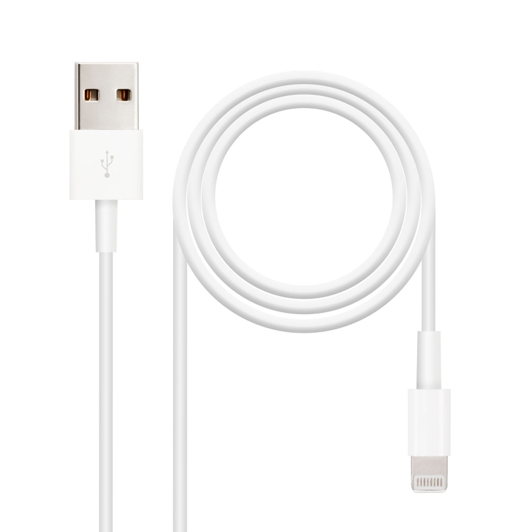 Nanocable Cable de datos/carga LIGHTNING/USB 2 M 1
