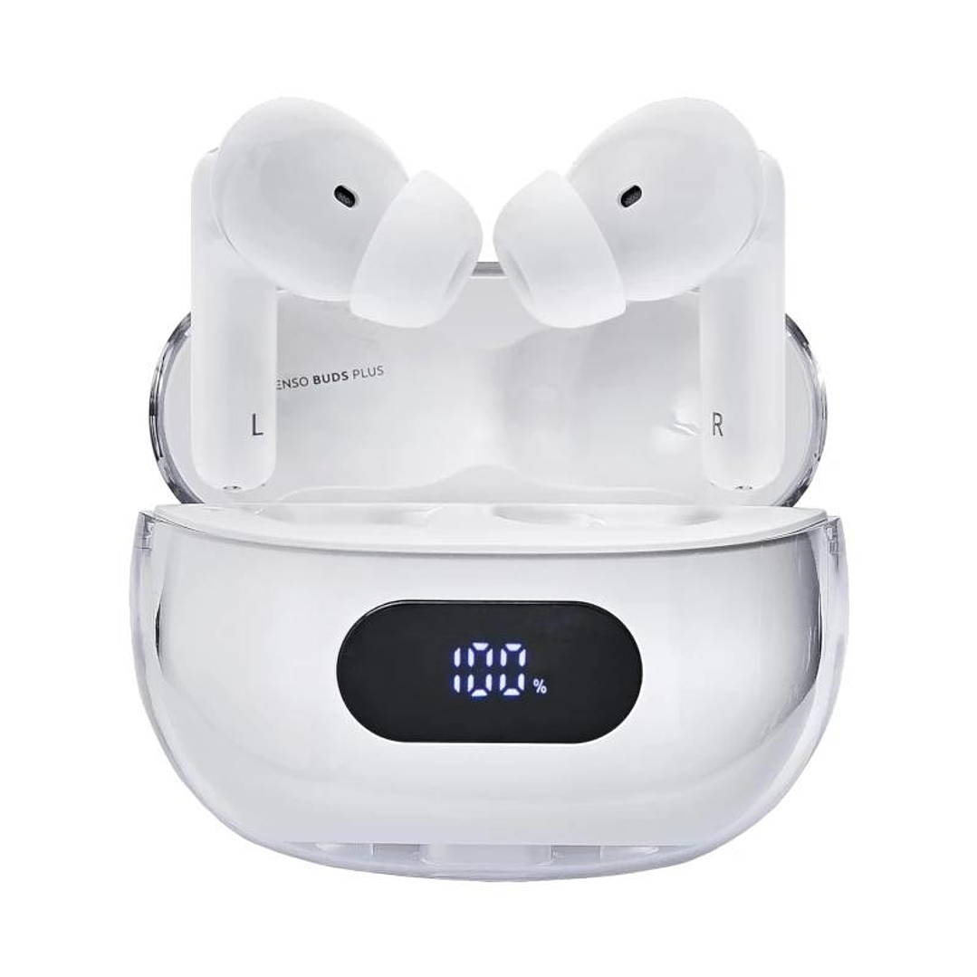 Intenso | Buds Plus Auriculares TWS ANC+ENC| Blanc 1