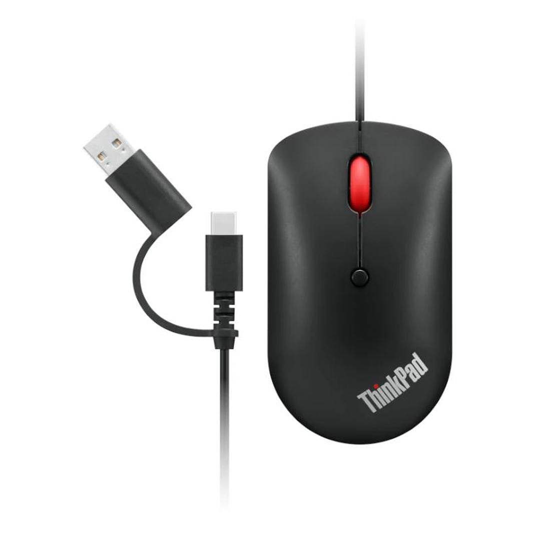 Lenovo Ratón compacto con cable ThinkPad USB-C 4
