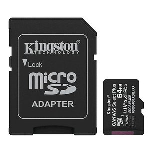 Kingston SDCS3/64GB microSDXC Gen3 150MB/s A1