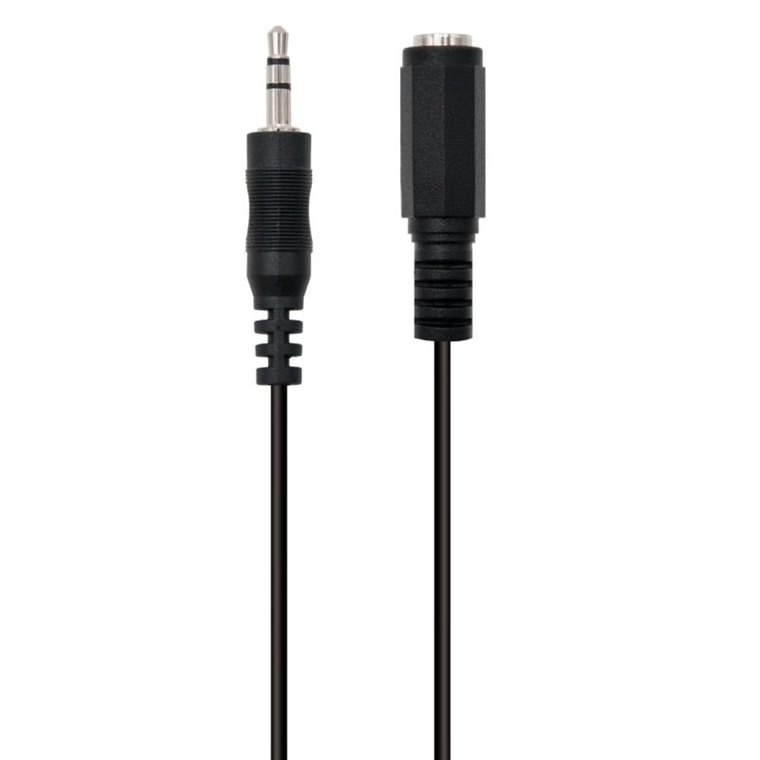 Ewent Cable Audio Estereo 3,5mm/M y 3,5mm/H -3mt 1