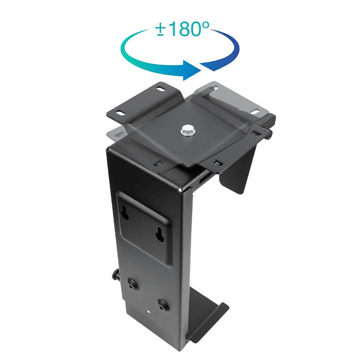 Tooq TQMUD01 Soporte CPU escritorio/pared Negro 3