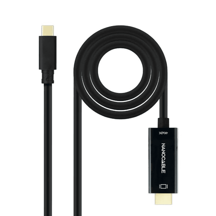 Nanocable Conversor USB-C a HDMI 1.4 4K@30HZ 1.8 m 1