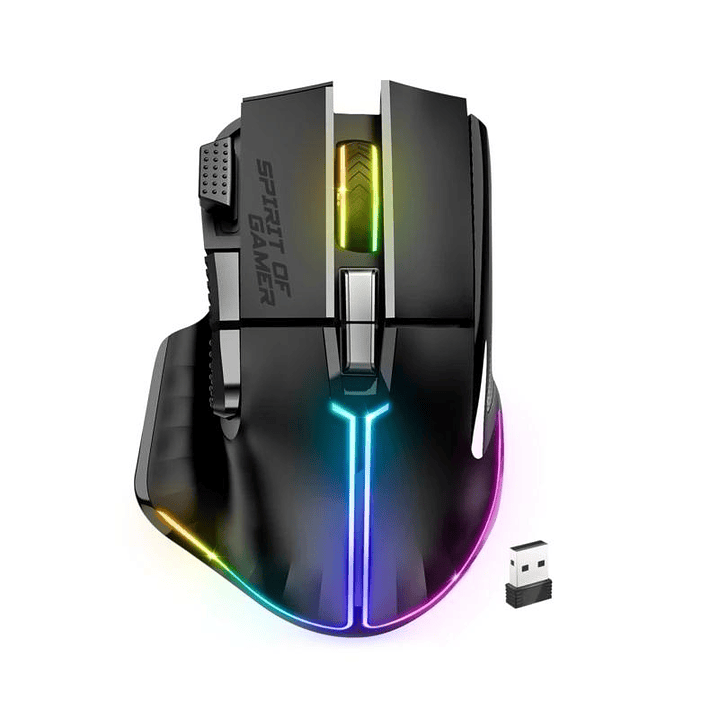 Spirit of Gamer Ratón Inalambrico Pro M5 Black 1
