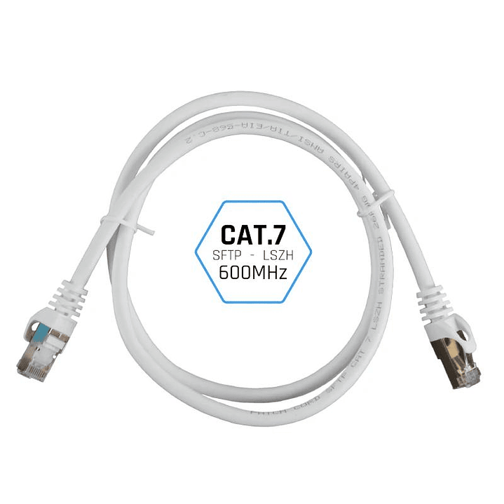 iggual Latiguillo CAT7 SFTP LSZH 2 metros blanco 2