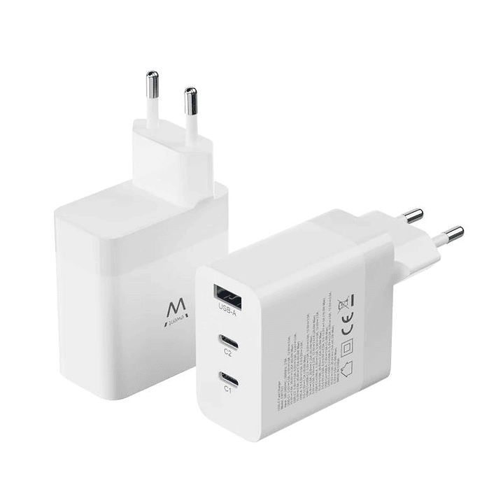 EWENT Cargador carga rapido 65w usb-c y usb-a 2