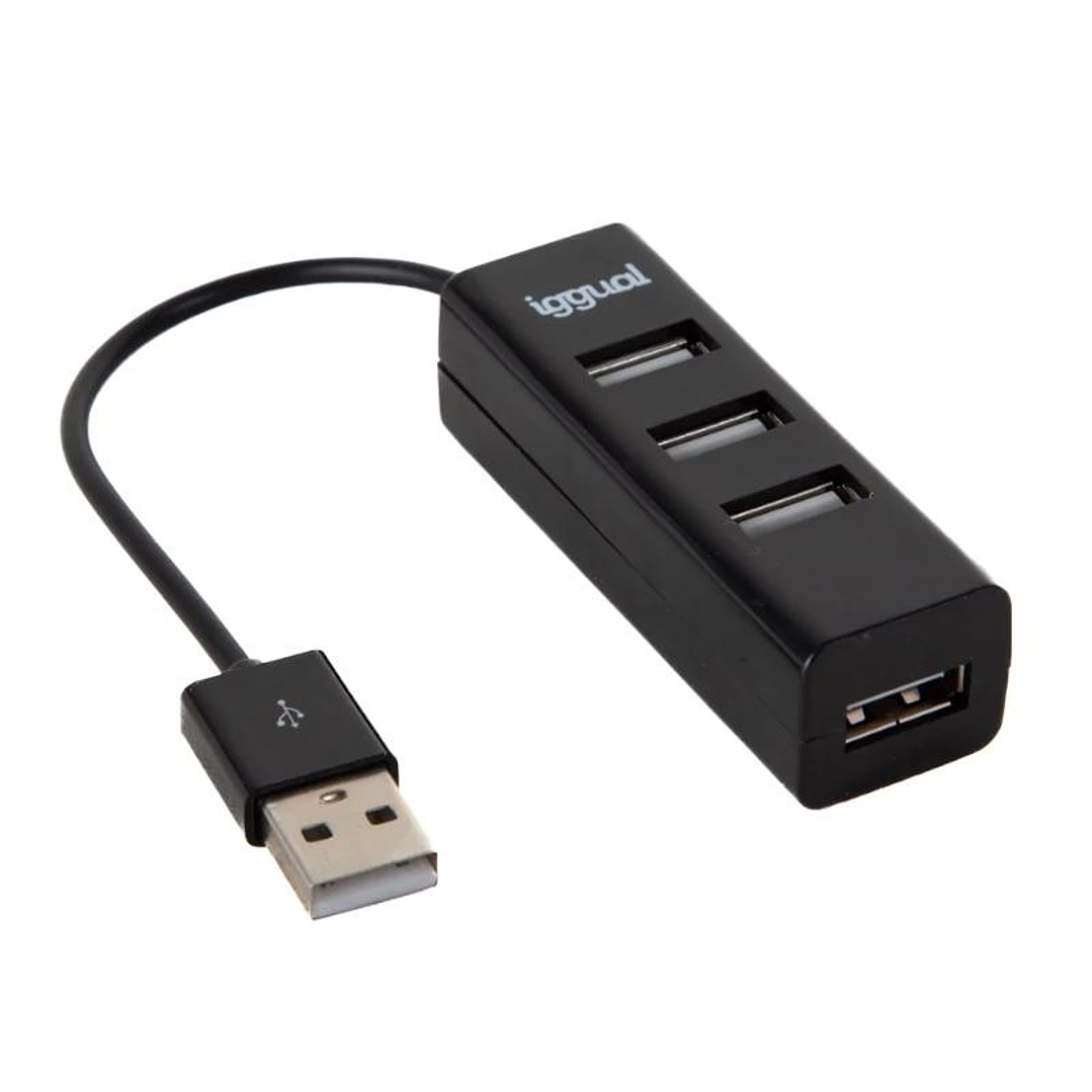 iggual Hub USB 2.0 x 4 puertos HUB-A-4p 1