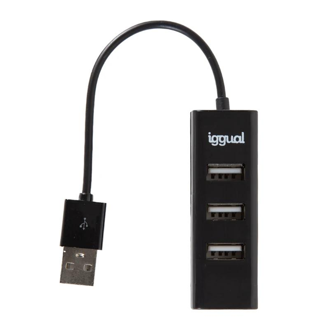 iggual Hub USB 2.0 x 4 puertos HUB-A-4p 3