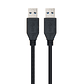 Nanocable Cable USB 3.0, tipo A/M-A/M, Negro, 1m - thumbnail 2