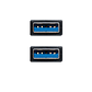 Nanocable Cable USB 3.0, tipo A/M-A/M, Negro, 1m - thumbnail 3
