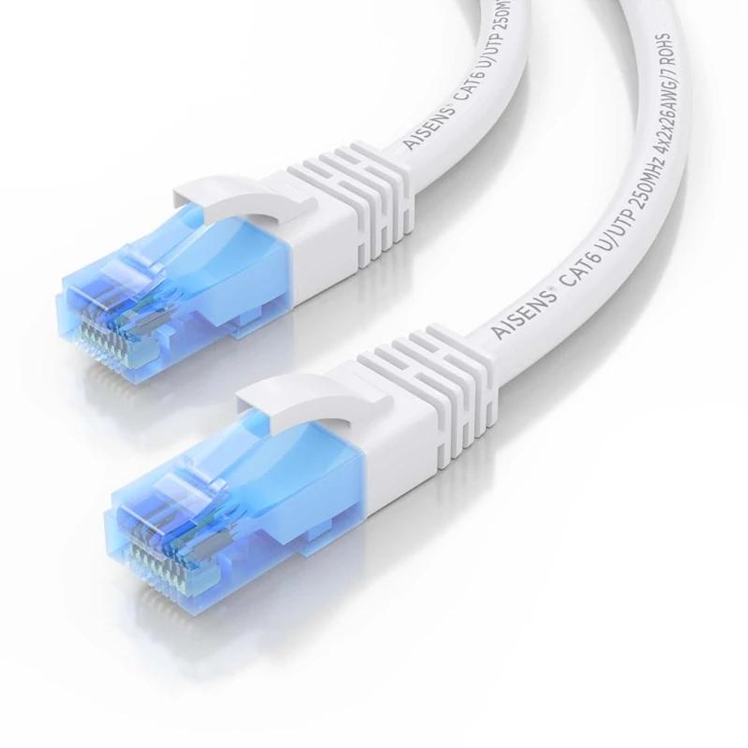 Aisens Cable RJ45 CAT.6 UTP AWG26 CCA Blanco 2.0 3