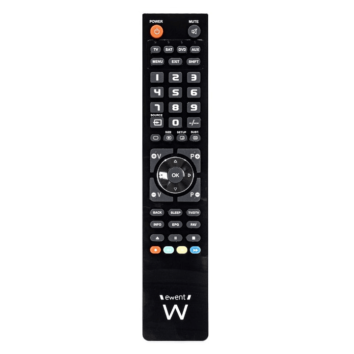 EWENT EW1570 Mando TV 4 en 1 programable x cable 1