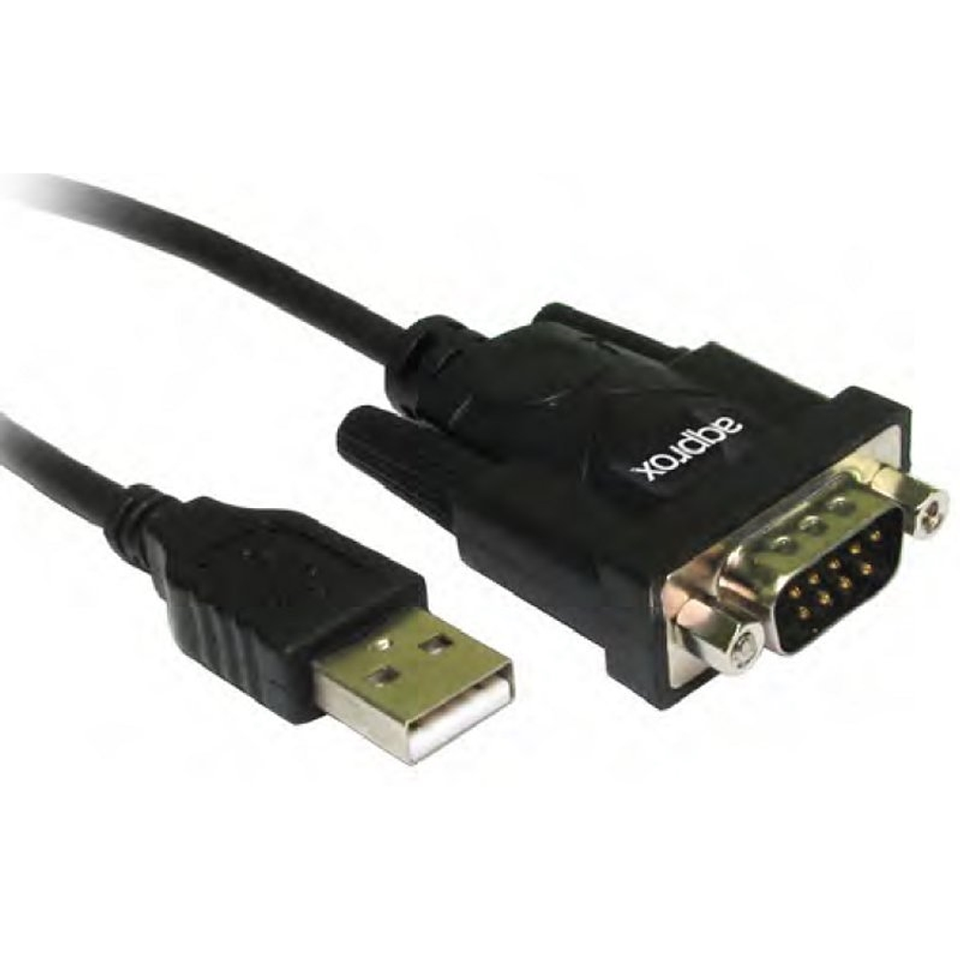 approx APPC27 Adaptador USB A SERIE DB9M  0,75 M. 1