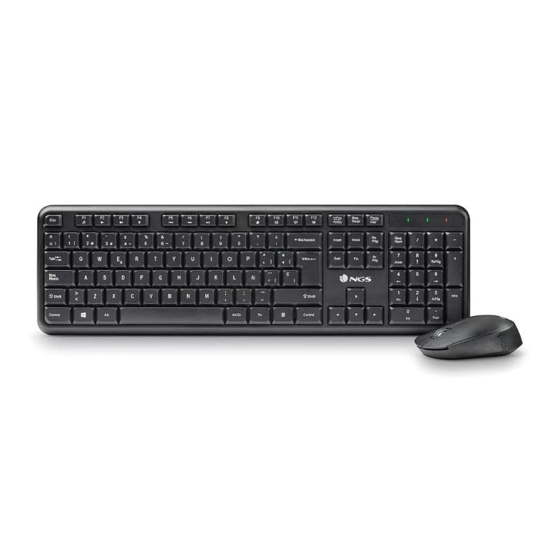 NGS Kit teclado+raton Harmony Inalámbrico 12 Tecla 2