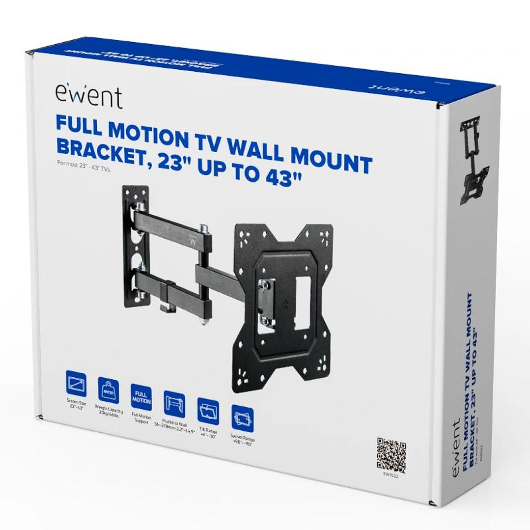 EWENT EW1522 Soporte pared TV ext 3 pivot,23 - 42