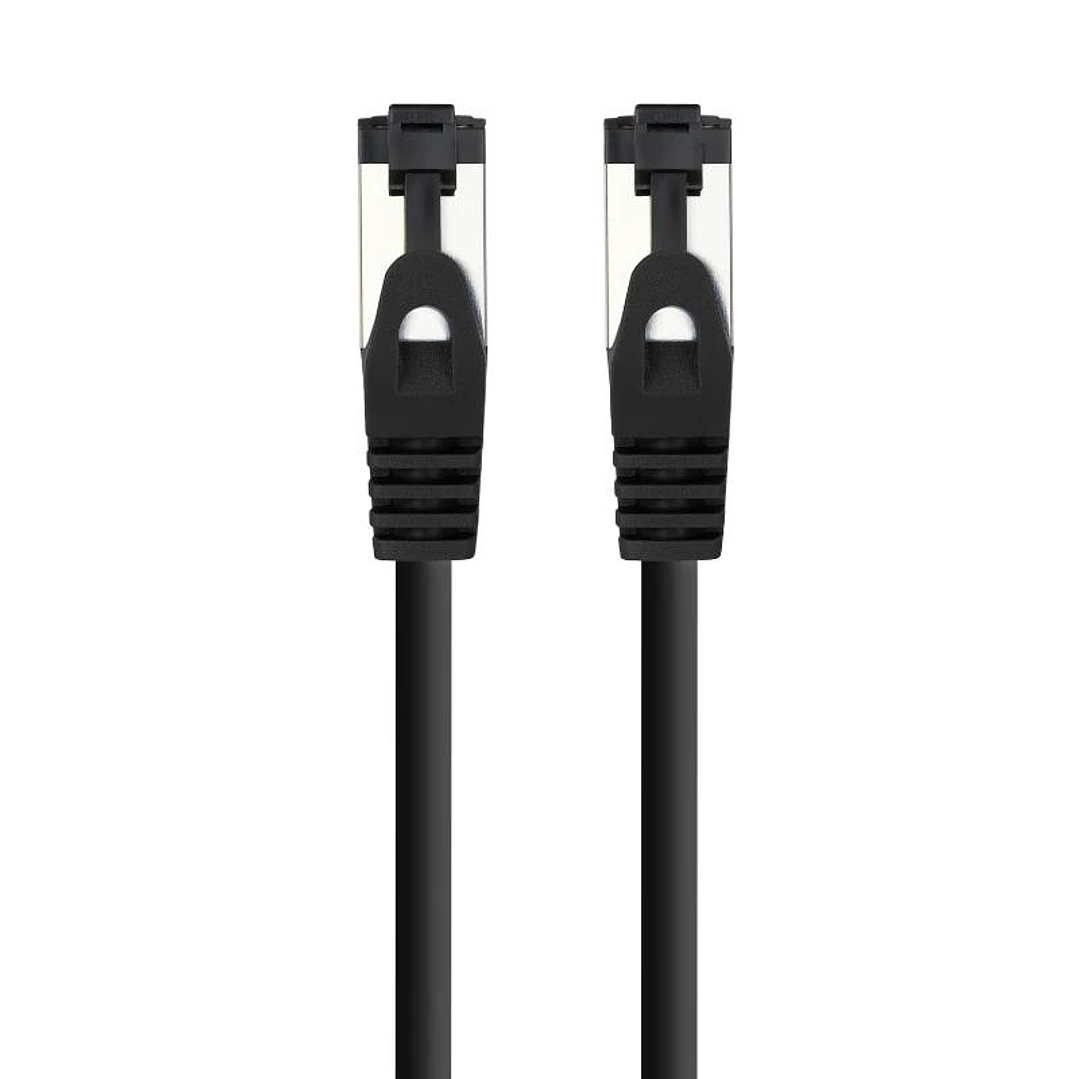 Nanocable Cable red Cat. 8.1 SSTP Negro 0,5m 3