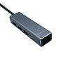 Aisens Conversor USB 3.0 Ethernet + 3 usb3.0 gris - Miniatura 3