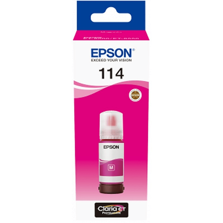Epson Botella Tinta Ecotank 114 Magenta 1