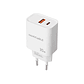 Nanocable Cargador USB-C/PD+USB-A/QC 30W Blanco - Miniatura 1