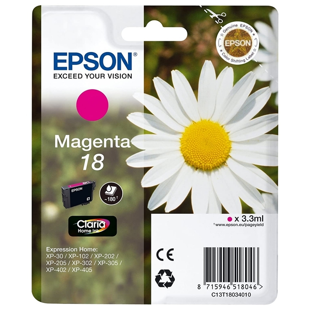Epson Cartucho T1803 Magenta 1