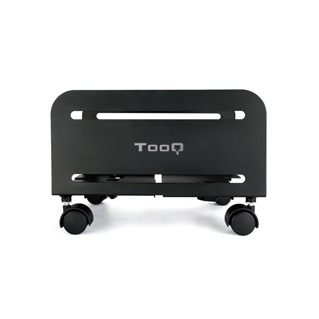 TooQ Soporte para CPU de SUELO con ruedas negro 1