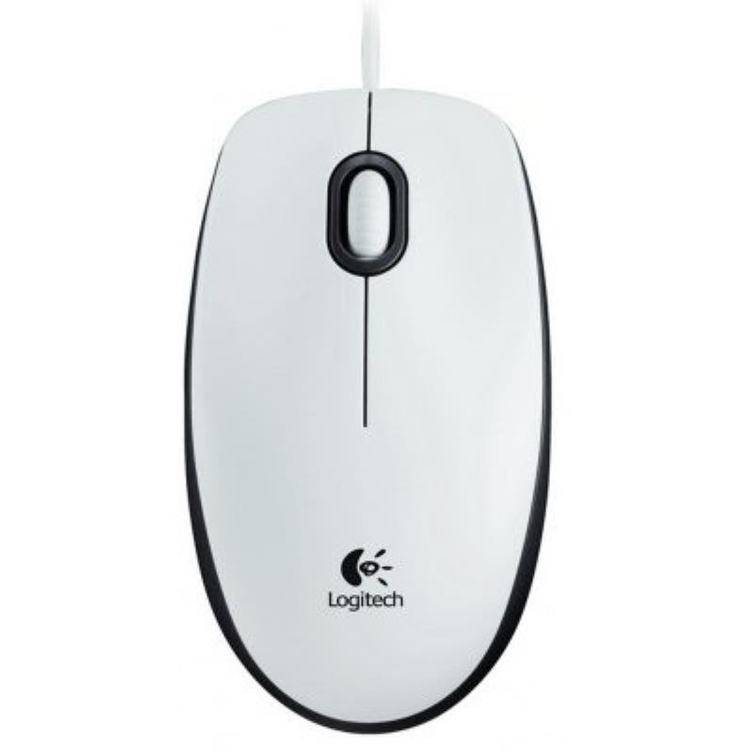 Logitech B100 Ratón Blanco OEM 1