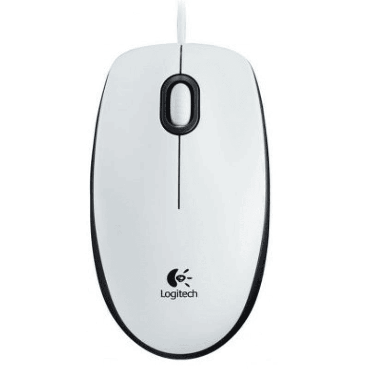 Logitech B100 Ratón Blanco OEM 1