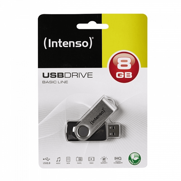 Intenso 3503460 Lápiz USB 2.0 Basic 8GB 2