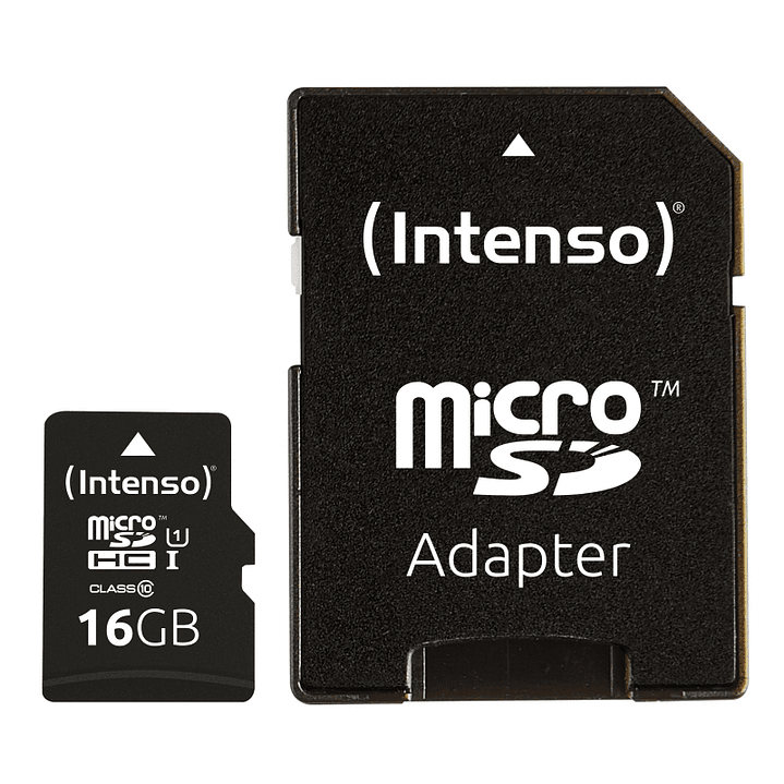 Intenso 3423470 Micro SD UHS-I Premium 16GB c/adap 1