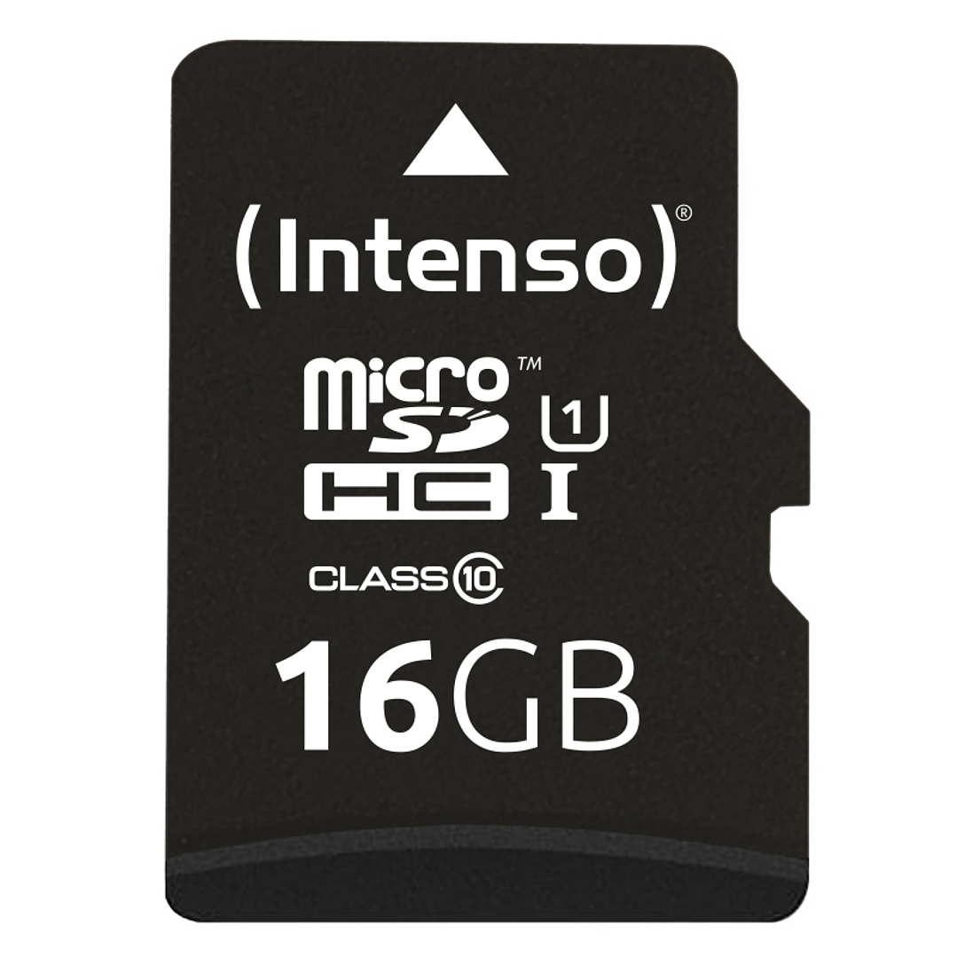 Intenso 3423470 Micro SD UHS-I Premium 16GB c/adap 3