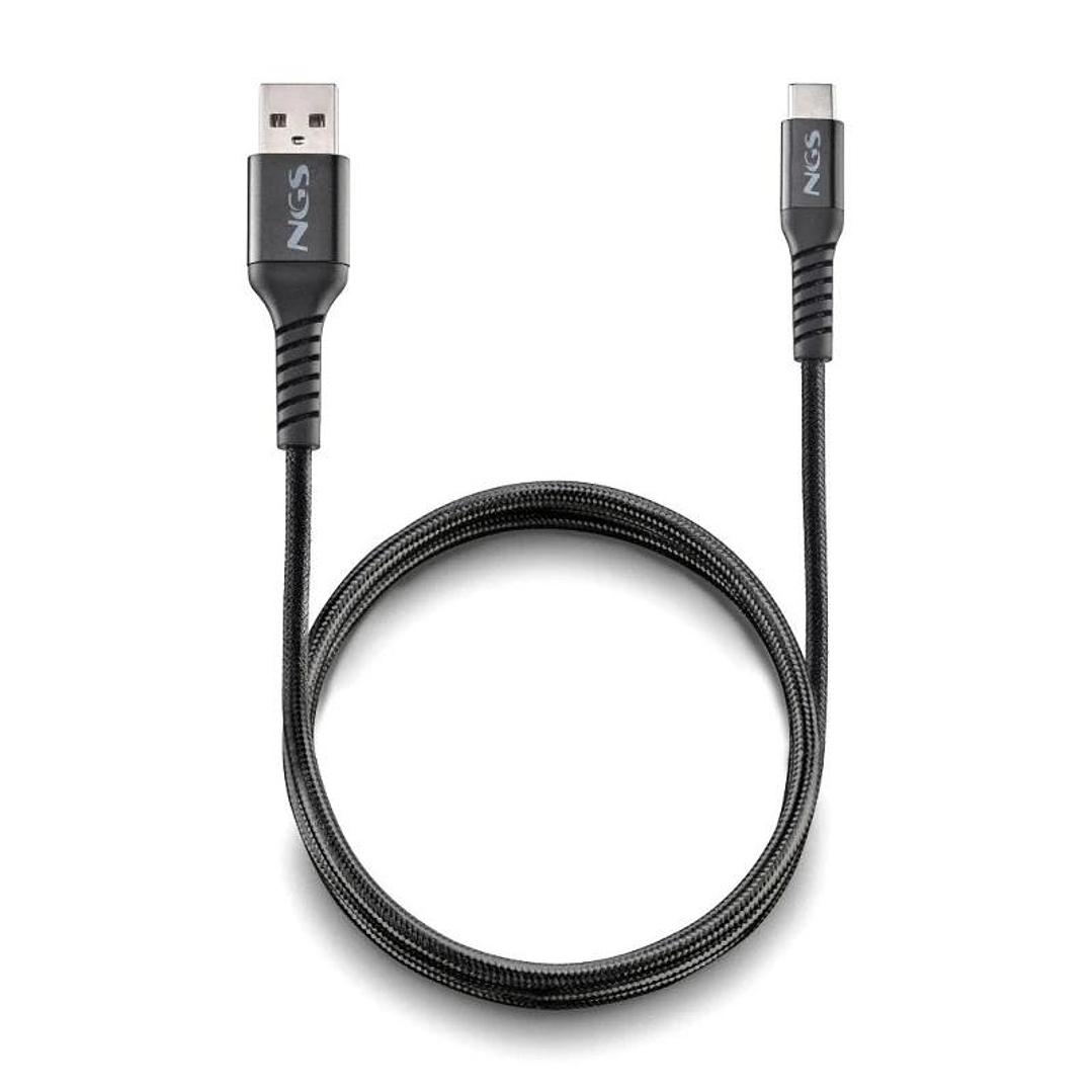 NGS CABLE CARGA RAPIDA USB A-USB-C 2.0 1MT 480BPS 1