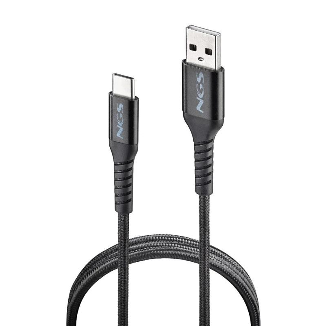 NGS CABLE CARGA RAPIDA USB A-USB-C 2.0 1MT 480BPS 2