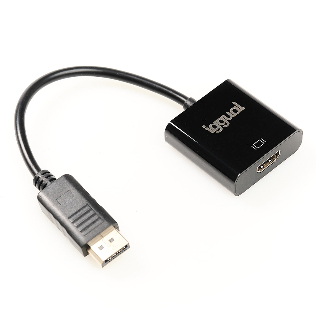 iggual Adaptador DisplayPort (M) a HDMI (H) 1