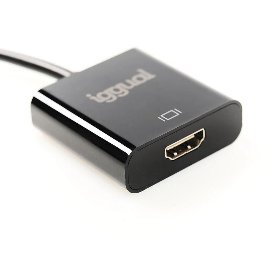 iggual Adaptador DisplayPort (M) a HDMI (H) 3