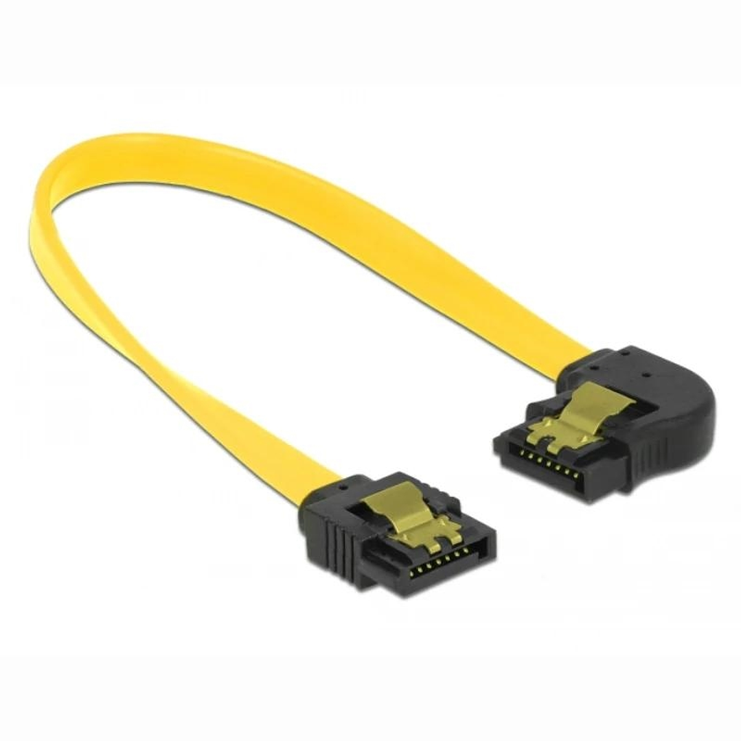 Delock Cable SATA 6 Gb/s recto a ángulo izquierdo 1