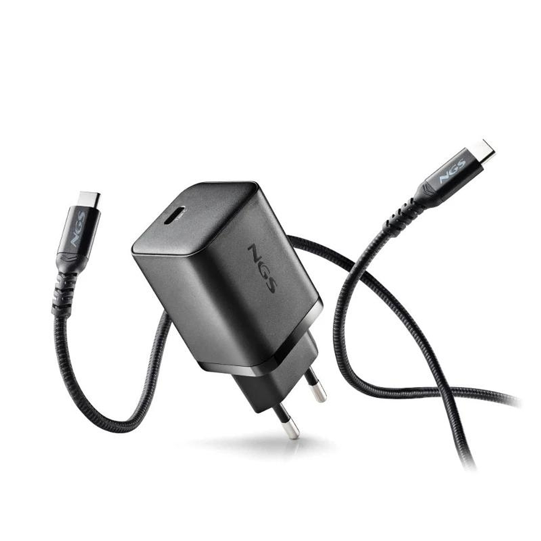 NGS CARGADOR GAN ULTRARAP 65W USB-C CON CABL 1