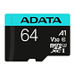ADATA microSDXC/SDHC UHS-I U3 64GB c/adapt - Thumbnail 1
