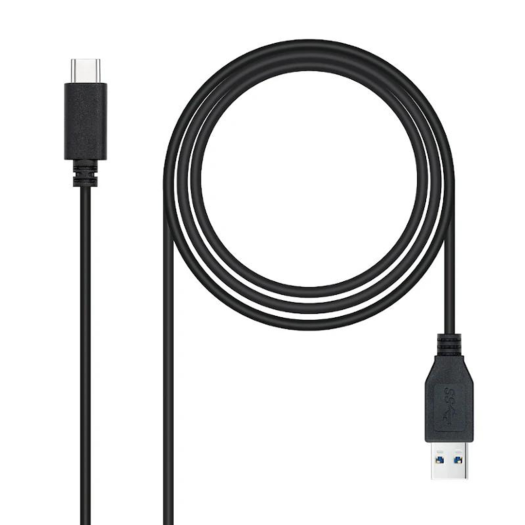 Nanocable Cable USB 3.1 Gen2 USB-C/M-A/M 2M 3