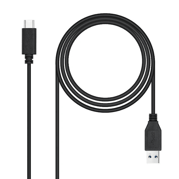 Nanocable Cable USB 3.1 Gen2 USB-C/M-A/M 2M 3