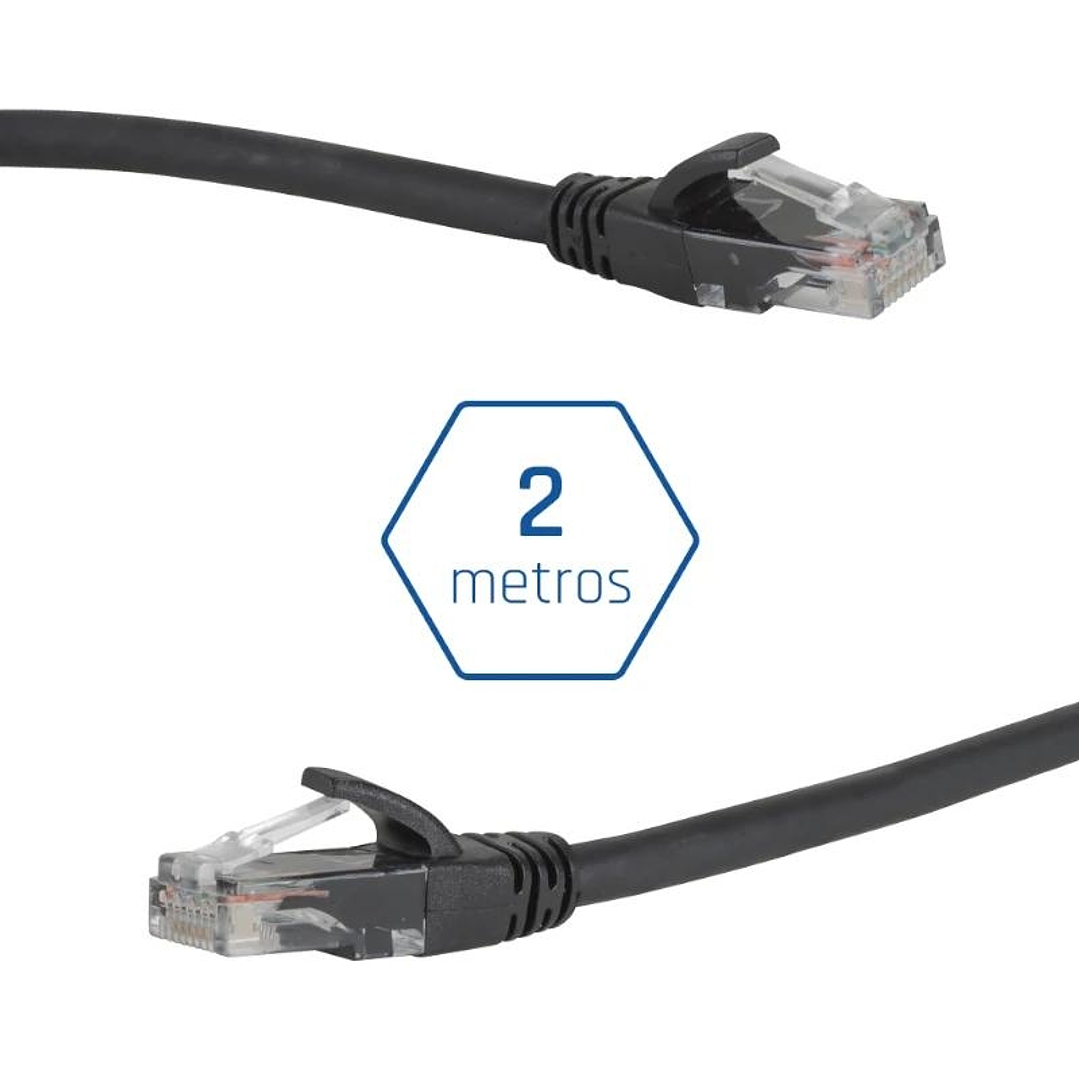 iggual Latiguillo CAT6 UTP LSZH 2 metros negro 1