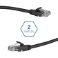 iggual Latiguillo CAT6 UTP LSZH 2 metros negro - thumbnail 1
